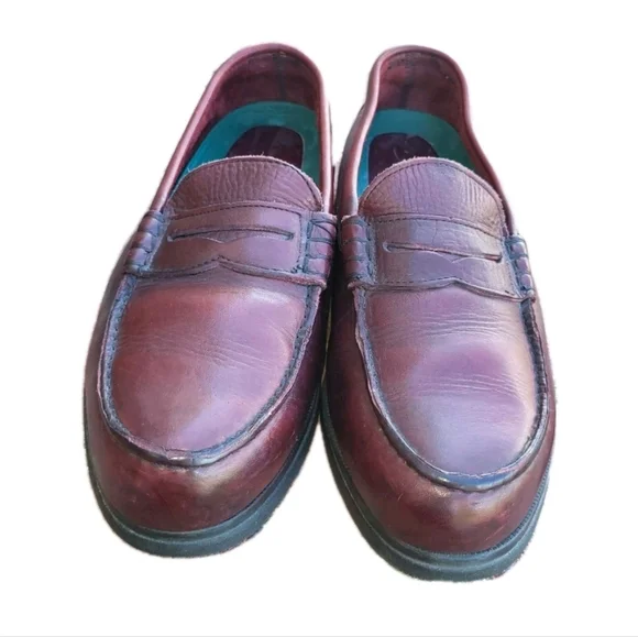 RedWing STEEL TOE Brown Leather Penny Loafer Slip Red Wing SAFETY WORK Men 10.5 - Picture 3 of 13